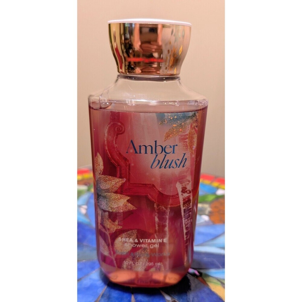 Bath Body Works Amber Blush Shower Gel Body Wash 10 oz Discontinued Retired